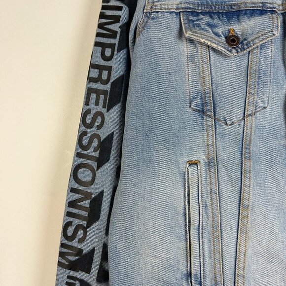 Off-White - S/S 19 - Impressionism Slim Denim Jacket - Picture 5 of 7